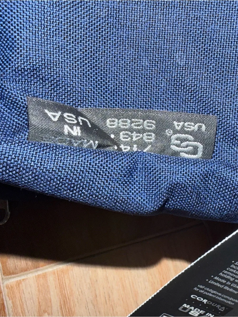 Club Glove Shoe Bag 2 – Navy – New With Tags